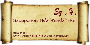 Szappanos Hófehérke névjegykártya
